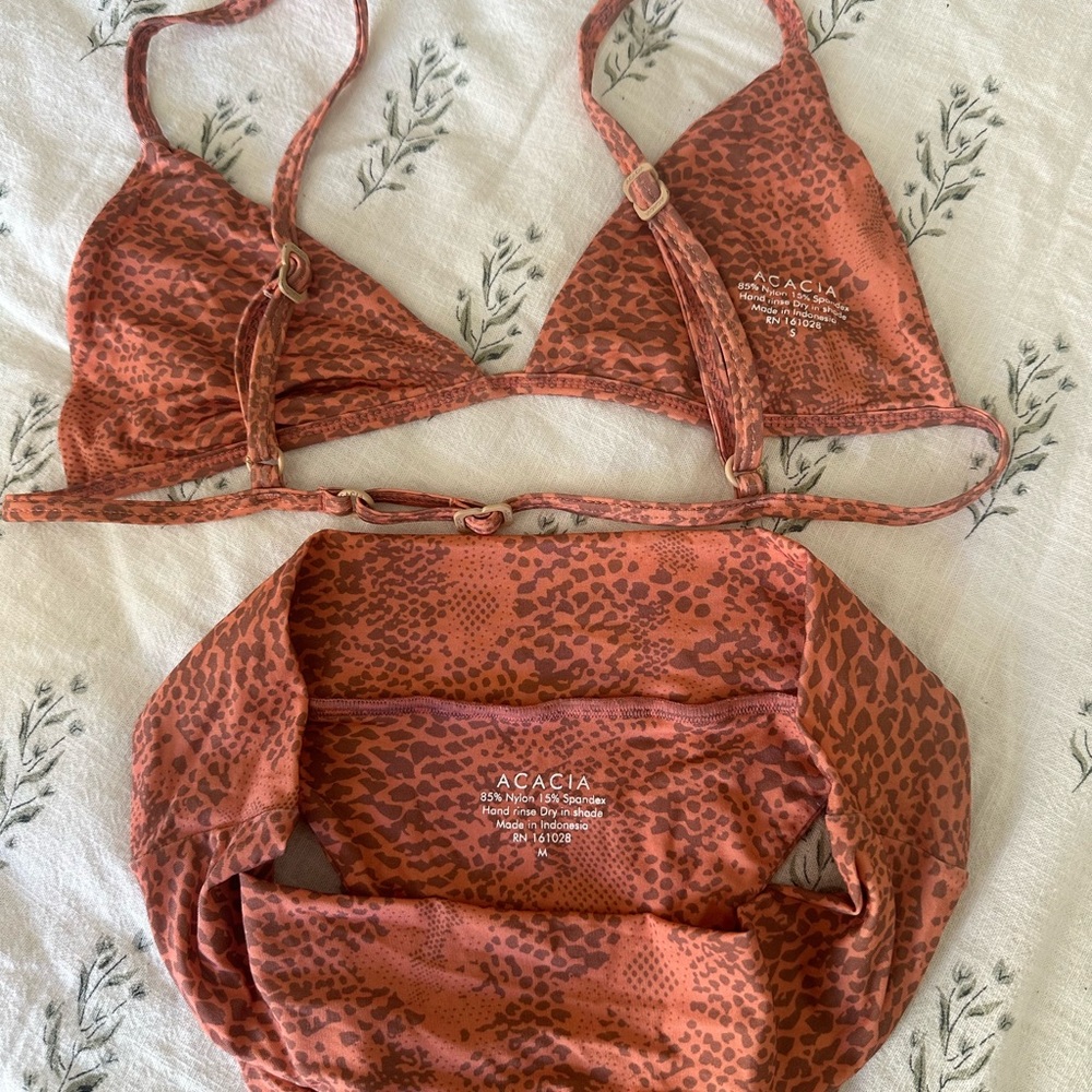 Acacia Swimwear Bikini Set S/M Marmalade Snake - Picture 4 of 6